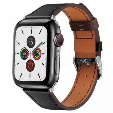 Fusion Accessories Кожаный ремешок Fusion для Apple Watch 38|40 мм черный