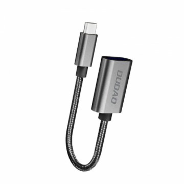 Кабель-переходник Dudao OTG USB 2.0 на USB Type C серый (L15T)