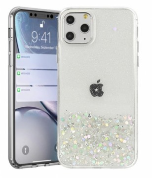 Fusion Accessories Fusion glue glitter силиконовый чехол для Apple iPhone 13 Pro прозрачный