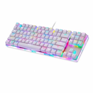 Mechanical gaming keyboard Motospeed K87S (white)