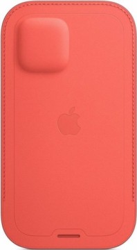 MHYA3ZM|A Apple MagSafe Leather Sleeve Cover for iPhone 12|12 Pro Pink Citrus