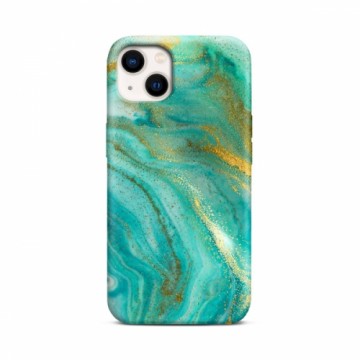 Fusion Blue Lagoon silicone case for Apple iPhone 13