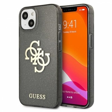 GUHCP13SPCUGL4GBK Guess TPU Big 4G Full Glitter Case for iPhone 13 Mini Black