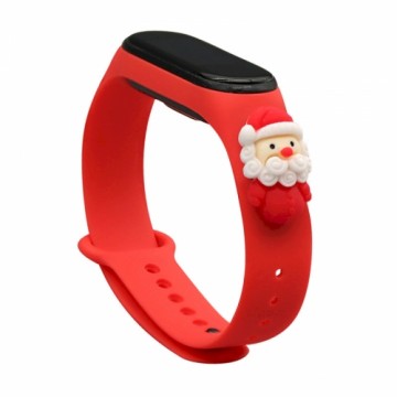 Fusion Xmas Santa 2 for Xiaomi Mi Band 3 | 4 red