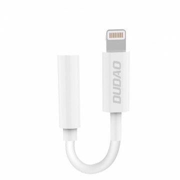 Dudao Converter Adapter from Lightning to headphones jack 3,5 mm (female) white (L16i white)