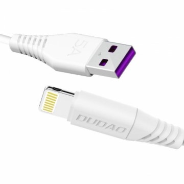 Dudao USB | Lightning fasst charging data cable 5A 2m white (L2L 2m white)