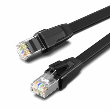 UGREEN NW134 Cat 8 U|FTP Flat Ethernet RJ45 Cable Pure Copper 1m (black)