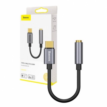 Аудиоадаптер Baseus L54 USB-C + мини-джек 3,5 мм серый