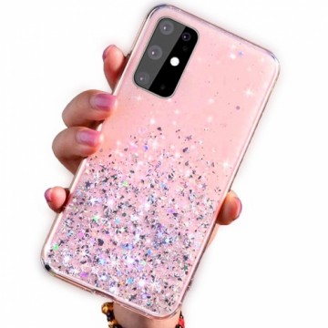 Fusion Glue Glitter silicone case for Apple iPhone 13 Pro pink