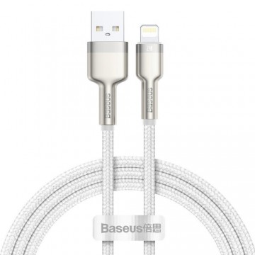 Baseus Cafule Series Metal Data Cable USB - Lightning 2.4A 1 m white (CALJK-A02)