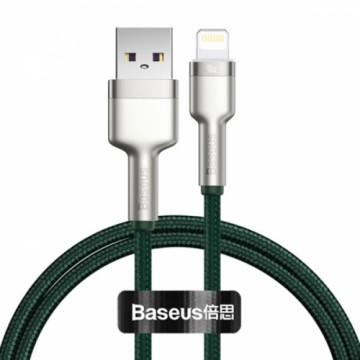 Baseus Cafule Series Metal Data Cable USB - Lightning 2.4A 1 m green (CALJK-A06)