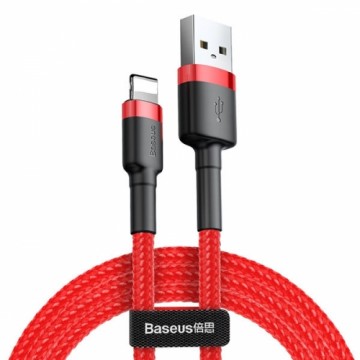 Baseus CALKLF-B09 nylon braided cable Lightning | 2.4A | 1m red