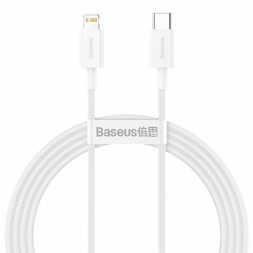 Baseus Superior cable USB Type C - Lightning Power Delivery 20 W 1,5 m White (CATLYS-B02)