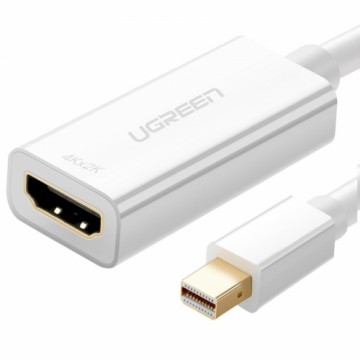 Ugreen FHD (1080p) HDMI (female) - Mini DisplayPort (male - Thunderbolt 2.0) adapter cable white (MD112 10460)