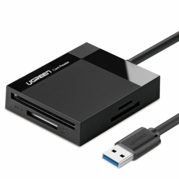 Ugreen USB 3.0 SD | micro SD | CF | MS karšu lasītājs melns (CR125 30333)