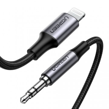 Ugreen MFI Lightning - 3,5 mm mini jack audio cable AUX headphones adapter gray (70509)