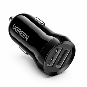 Ugreen 2x USB 24W 4,8 A (2x 2,4 A) car charger black (50875)