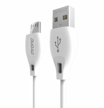 Dudao micro USB datu lādēšanas kabelis 2,4A 2m balts (L4M 2m balts)