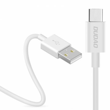 Dudao USB | USB Type C data charging cable 3A 1m white (L1T white)