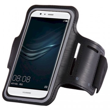 Hurtel Universal Running Armband for 6" Smartphones black