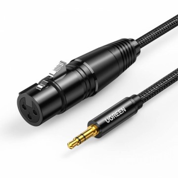 UGREEN AV182 XLR to jack 3.5mm AUX 1m (black)