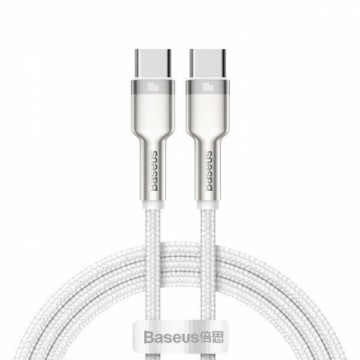 Cable USB-C to USB-C Baseus Cafule, 100W, 2m (white)