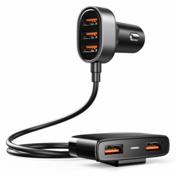 Joyroom JR-CL03 Multi 5 Ports USB Car Charger Black