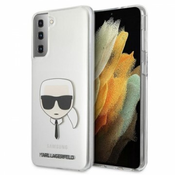 KLHCS21MKTR Karl Lagerfeld PC|TPU Head Cover for Samsung Galaxy S21+ Transparent