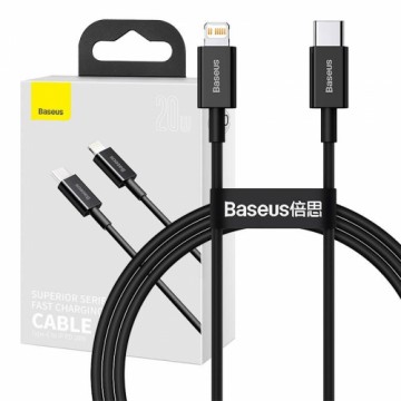 Baseus Superior Series Cable USB-C to iP, 20W, PD, 1m (black)