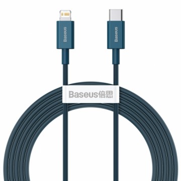 Baseus Superior Series Кабель USB-C к iP, 20 Вт, PD, 2 м (синий)