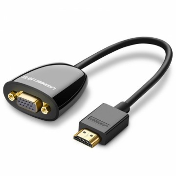 UGREEN MM105 HDMI to VGA Adapter, No Audio (Black)