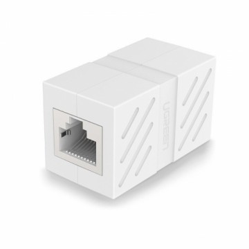 UGREEN Ethernet RJ45 paplašinājuma adapteris 8P|8C, Cat.7, UTP (balts)