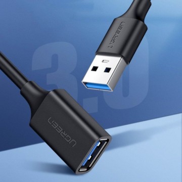 UGREEN USB 3.0 удлиненный кабель 0,5 м (черный)