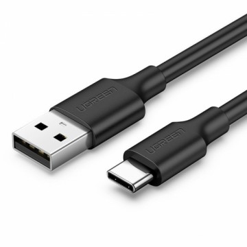 Никелированный кабель USB-C UGREEN 2 м (черный)