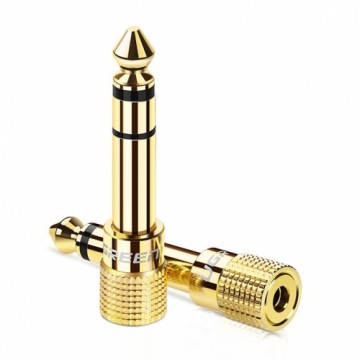 UGREEN 20503 Adapter 6.5 mm jack to 3.5 mm mini jack (golden)