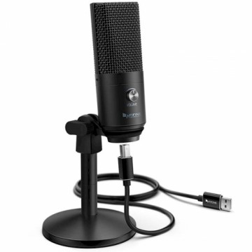 Fifine K670B microphone for gaming | podcasts | streams black + holder