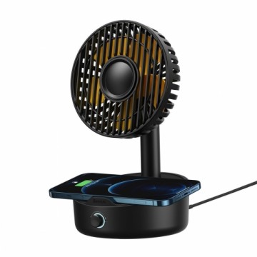 Baseus WXYZ-B01 table fan with wireless charging black