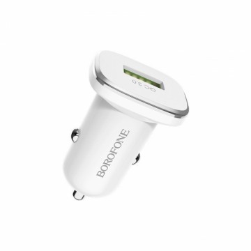 Borofone BZ12A car charger USB | 3A | Quick Charge 3.0 white