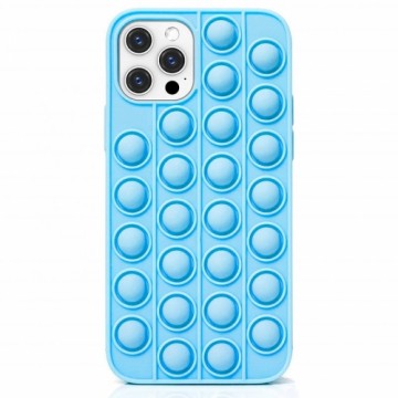 Fusion Accessories Fusion Pop it silikona aizsargapvalks Apple iPhone 12 | 12 Pro zils