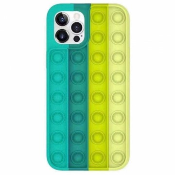 Fusion Pop it silicone case for Apple iPhone 12 Pro Max yellow - green