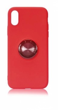 Fusion ring slicone case with magnet for Apple iPhone 12 Mini red