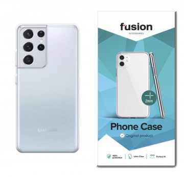 Fusion ultra clear series 2 mm silicone case for Samsung G998 Galaxy S21 Ultra 5G transparent (EU Blister)