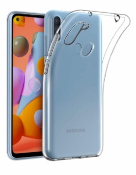 GoodBuy ultra 0.3 mm прочный силиконовый чехол для Samsung A115 | M115 Galaxy A11 | M11 прозрачный