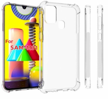 Fusion anti shock 0.5 mm silicone case for Samsung M317 Galaxy M31S transparent