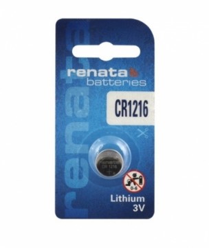 Renata 1216 Lithium 3V Tablet Battery