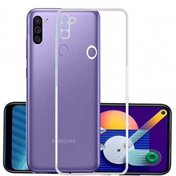 Fusion Accessories Fusion Ultra Back Case 1 mm Прочный Силиконовый чехол для Samsung M115 Galaxy M11 Прозрачный