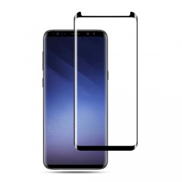 Fusion Accessories Fusion Full Glue 5D Tempered Glass Aizsargstikls Pilnam Ekrānam Samsung G965 Galaxy S9 Plus Melns