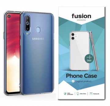 Fusion Accessories Fusion Ultra Clear Series 2 mm Silikona Aizsargapvalks Samsung A202 Galaxy A20e Caurspīdīgs (EU Blister)