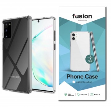 Fusion Ultra Clear Series 2 mm Silicone Case For Samsung N980 | N981 Galaxy Note 20 | Note 20 5G Transparent (EU Blister)