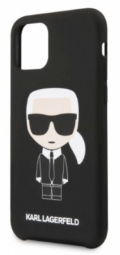 Karl Lagerfeld KLHCP12SSLKHBK Head Cover For Apple iPhone 12 Mini Black